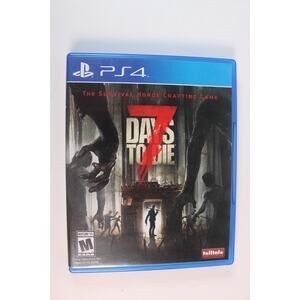 7 Days to Die (Sony PlayStation 4, 2016, PS4) Authentic, tested/works